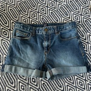 Girls Gap stretch jean shorts